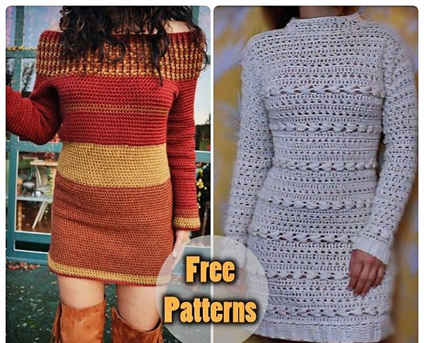 crochet jumper dress pattern