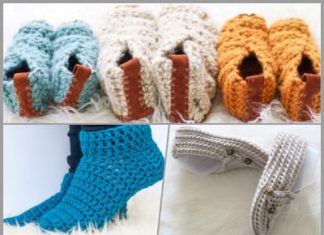 crochet slippers free patterns