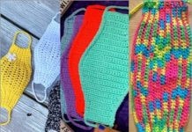 trend crochet face mask free patterns