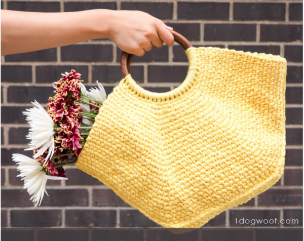 ChiWei crochet handbag free pattern